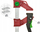 Shtrëngues Piher Light PAL, 120kg, 16cm, i kuq