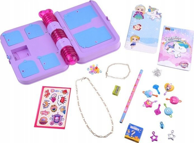 Ditari sekret Magical Secret Diary ZA4706, me çelës, shumëngjyrësh
