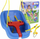 Luhatëse për kalamaj Woopie Swing Set, me rripa sigurie, plastike, blu
