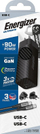 Karikues muri Energizer Ultimate PD 90W, GaN, USB‑C, i zi