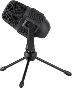 Микрофон USB Monoprice Stage Right 600202, кардиоиден, со маса-стојалка, црн