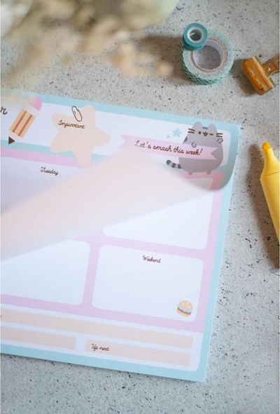 Planifikues javor Pusheen Foodie, A4, 54 fletë, shumëngjyrësh