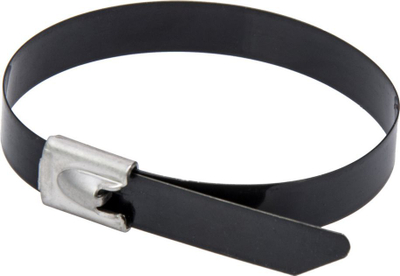 Lidhëse kabllosh Dedra Steel SS304, 4.6 x 125 mm, 20 copë, të zeza