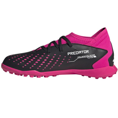 Atlete futbolli për bar sintetik Adidas Predator Accuracy.3 për kalamaj, të zeza