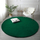 Tapet rrumbullak Strado Round Rug Rabbit, 150x150 cm, antirrëshqitës, jeshile e errët