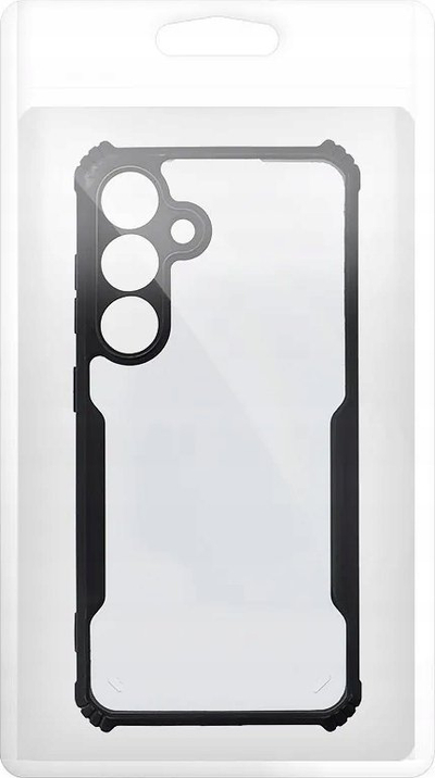 Këllëf telefoni OPPO A79 anti-rënie, transparent, kundër goditjeve, i zi