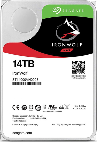 Disk i serverit Seagate IronWolf SATA III (ST14000VN0008), 3.5'', 14 TB, 6Gb/s