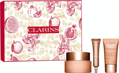 Set kujdesi për fytyrë Clarins Extra Firming, krem dite 50ml, serum 10ml, krem nate 15ml