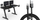 Tavolinë gaming Sense7 Nomad Classic Desk, 140x60 cm, me kabllo USB Type C 1 m, e zezë