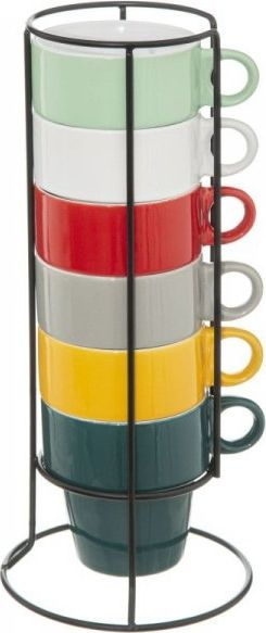 Set gotash Home Decoration Colorama, 6 copë, 260 ml, shumëngjyrëshe