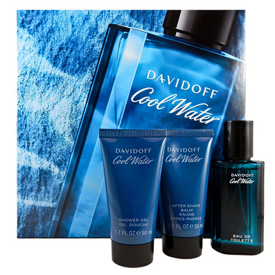 Set kozmetik Davidoff Eau de Toilette Cool Water Man 40 ml + xhel dushi 50 ml + aftershave 50 ml