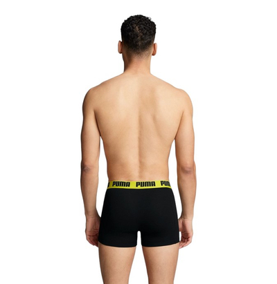 Машки боксери Puma Basic Boxer 2P, сет 2 парчиња, графитно сива и црна