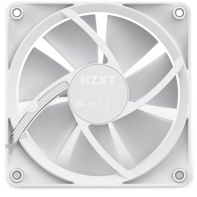 Ventilator NZXT F120 RGB, 120mm, i bardhë
