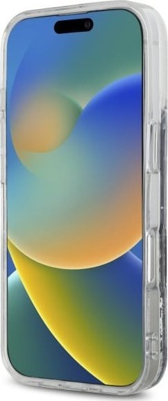 Kapak telefoni DKNY Liquid Glitter Arch Logo DKHCP16LLBNAEK, për iPhone 16 Pro 6.3", hardcase, i zi