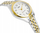 Часовник Casio LTP-1129G-7BRDF на рака, аналоген, двобоен сребро и злато