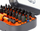 Set bitash Bahco Torsion, 31 copë, shumëllojshmëri Hex Phillips Torx, portokalli e zi