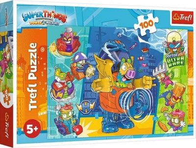Lojë puzzle për fëmijë Trefl Super Zings, 100 copë, për fëmijë nga mosha 5 vjeç