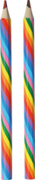 Lapsa me ngjyra Keyroad Rainbow, gjashtëkëndore, set 12 copë, shumëngjyrëshe
