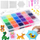 Set lodër Magic Water Beads, 24 ngjyra, DIY, shumëngjyrësh