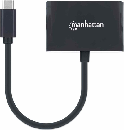 Docking station Manhattan USB C 153430, multiport, gri