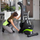 Makinë varkarie VirtuFit Ergometer Rowing Trainer Semi-Pro, me rezistencë që e rregullon vetë, me kompjuter trajnimi, e zezë