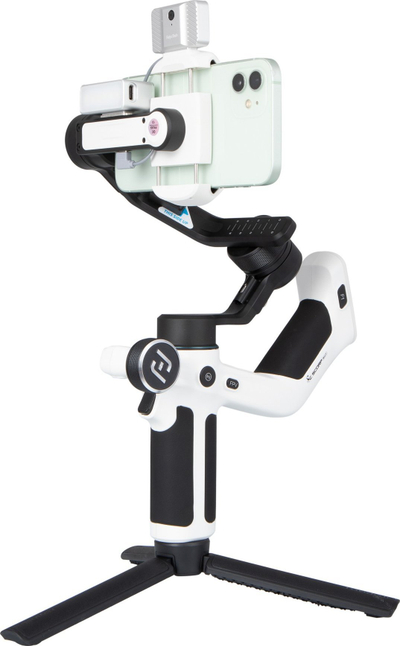 Stabilizator për telefon FeiyuTech SCORP Mini, me 3 akse, me kuti transporti, i zi