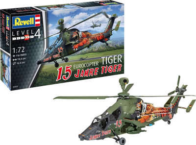 Model helikopter plastik Revell Eurocopter Tiger 15 Years Tiger, shkalla 1:72