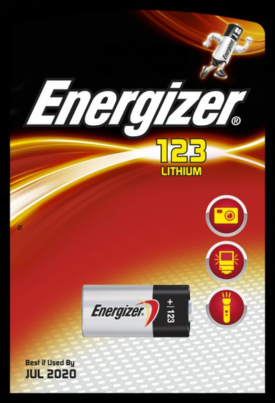 Литиумска батерија Energizer CR123, 3V, 1 парче