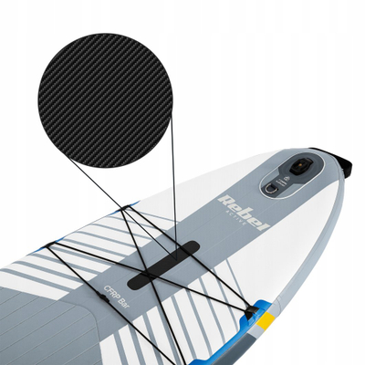 Dërrasë SUP Rebel Active Pro RBA-4518-WH, e fryrë, 335 cm, e bardhë