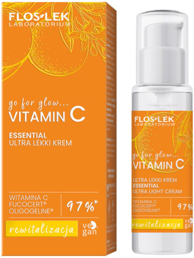 Krem fytyre Floslek Go for Glow Vitamin C, ditë dhe natë, 30 ml