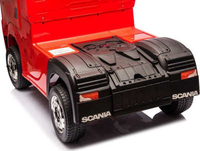 Kamion elektrik lodër Cameron Sino Scania 500R HL698, 4x4, i kuq