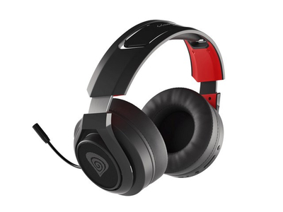 Kufje Genesis Selen 400, wireless, të kuqe