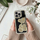 Futrollë telefoni OEM TEDDY BEAR për iPhone 17, PU TPU, ngjyrë e artë