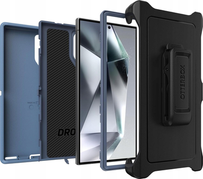Mbulesë telefoni OtterBox Defender Samsung Galaxy S24 Ultra, që s’e ha datë nga rëniet, e zezë