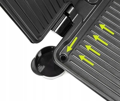 Grill elektrik First Austria 5343-2, 1800W, i palosshëm, INOX
