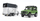 Lodër set Bruder Land Rover Defender 02592, me rimorkio për kalë, me figurë kali, shumëngjyrëshe
