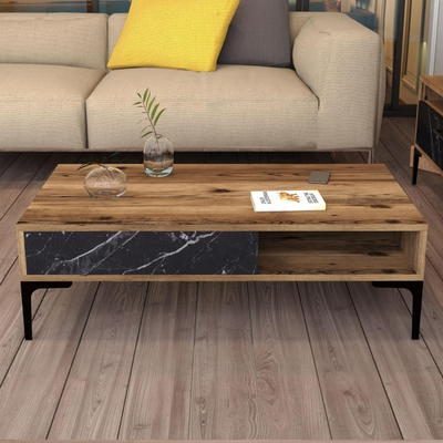 Tavolinë për kafe 105x60x32,6Hcm (HM9503.04), zezë