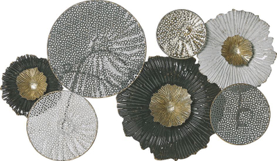 Dekor muri metalik Beliani ZIRCONIUM, 38x64cm, shumëngjyrësh