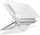 Kapak mbrojtës Alogy Hard Case për MacBook Pro 16 2021 A2485, polikarbonat, i bardhë