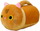 Lodër pellushi gocë mace Plush Mascot, 40cm, portokalli