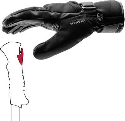 Doreza skish LEKI Stormlite 3D 2024, Primaloft, SOFT-TEX, të zeza