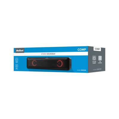 Soundbar Rebel Comp USB 2X3W