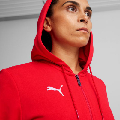 Дуксер со капче Puma Team Goal Casuals W 658621 01, за жени, сив