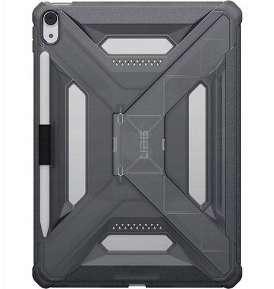 Mbulesë tableti UAG Scout Plus për iPad Air 11", me këmbë mbajtëse, mbajtëse për Apple Pencil, gri