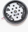 Tenxhere gize Staub Round Cocotte, 24cm, 3.8L, blu e errët