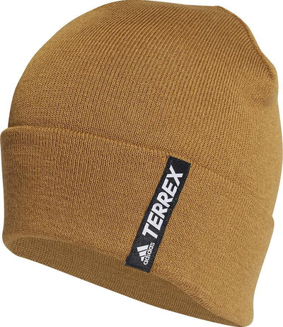 Kapelë beanie Adidas Terrex Primegreen GU2086, uniseks, një masë, bezhë