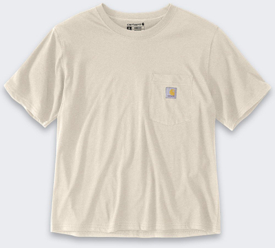 Bluzë Carhartt e lehtë, loose fit, për goca, madhësia M, bezhë