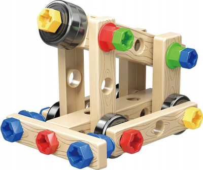 Lodër ndërtimi Madej Smart Block Toys, 3 në 1, 40 copa, shumëngjyrëshe