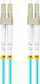 Kabllo fibër optike Lanberg LC LC, OM3 50/125, duplex 0.5m, aqua