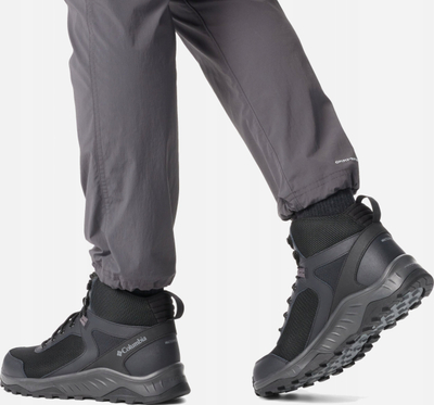 Çizme hiking Columbia Trailstorm Ascend Mid Waterproof, mesh dhe lëkurë, nr. 44.5, të zeza